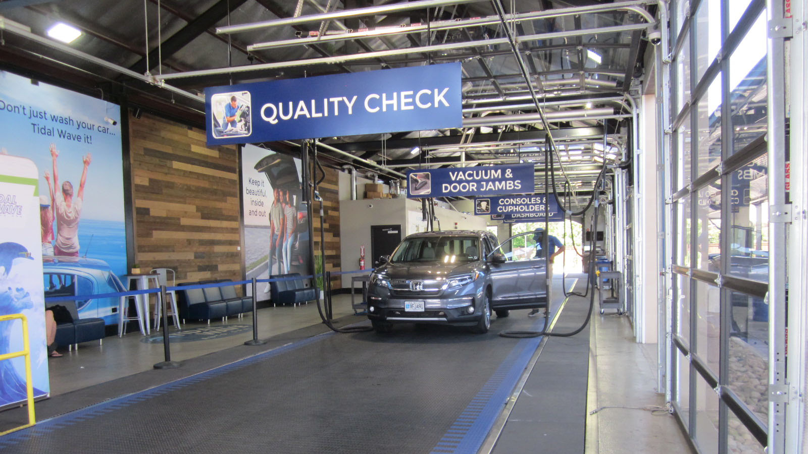 MCE Interior Car Detailing Conveyor 12 ft