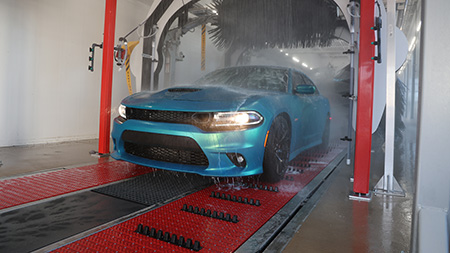 MCE Car Wash Conveyor Has No Tire Guide Rails MCE Car Wash Conveyor Has No Tire Guide Rails